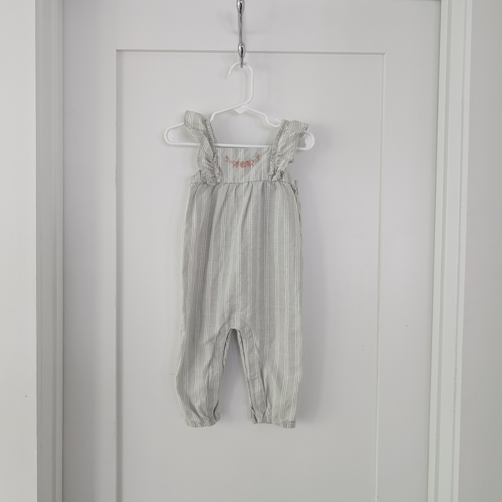 Carter's Jumpsuit Safe Green With Flowers